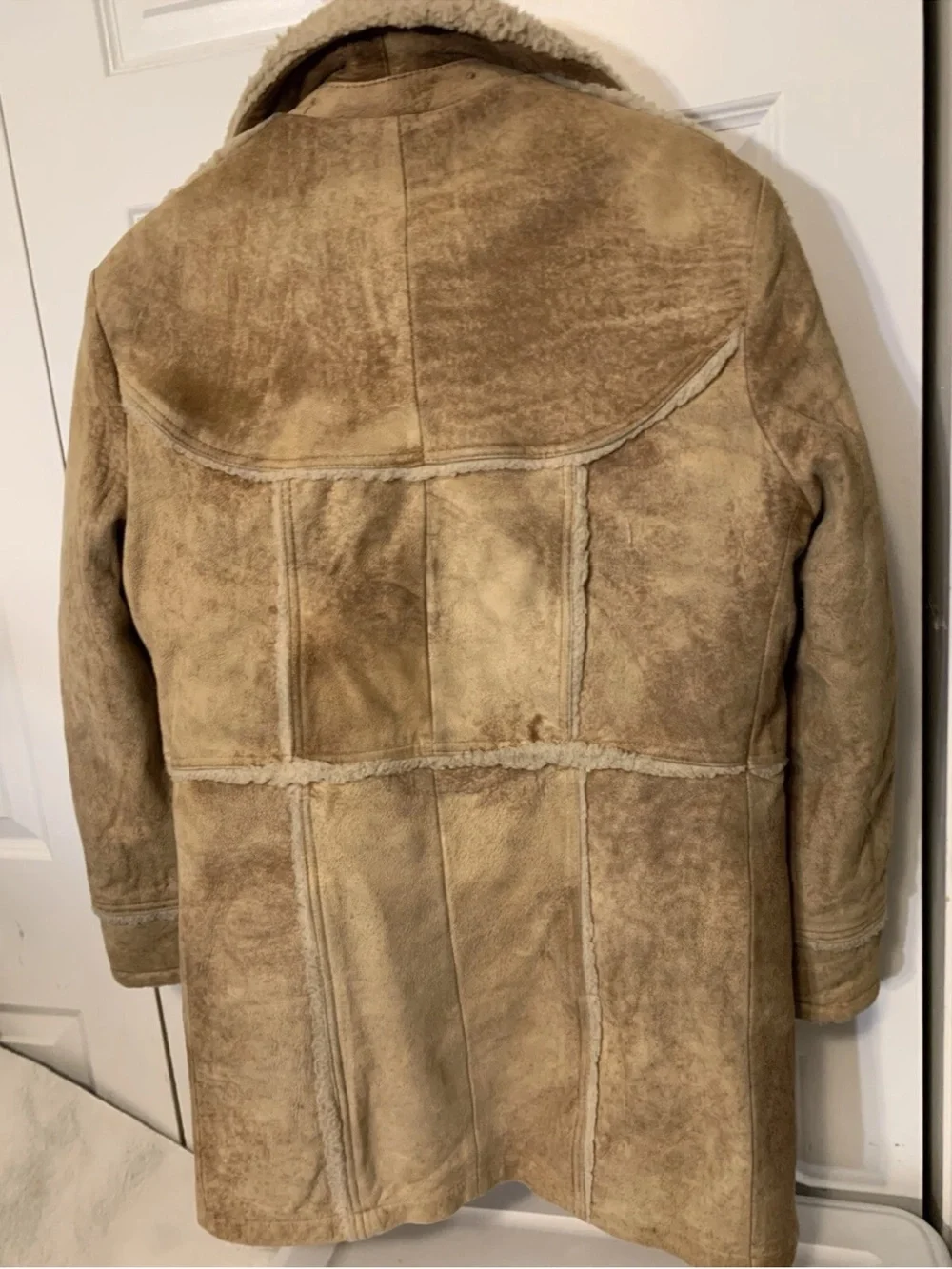 Field Stream mens 38 Cream Shearling Jacket‎ chore rancher Gordon & Ferguson co